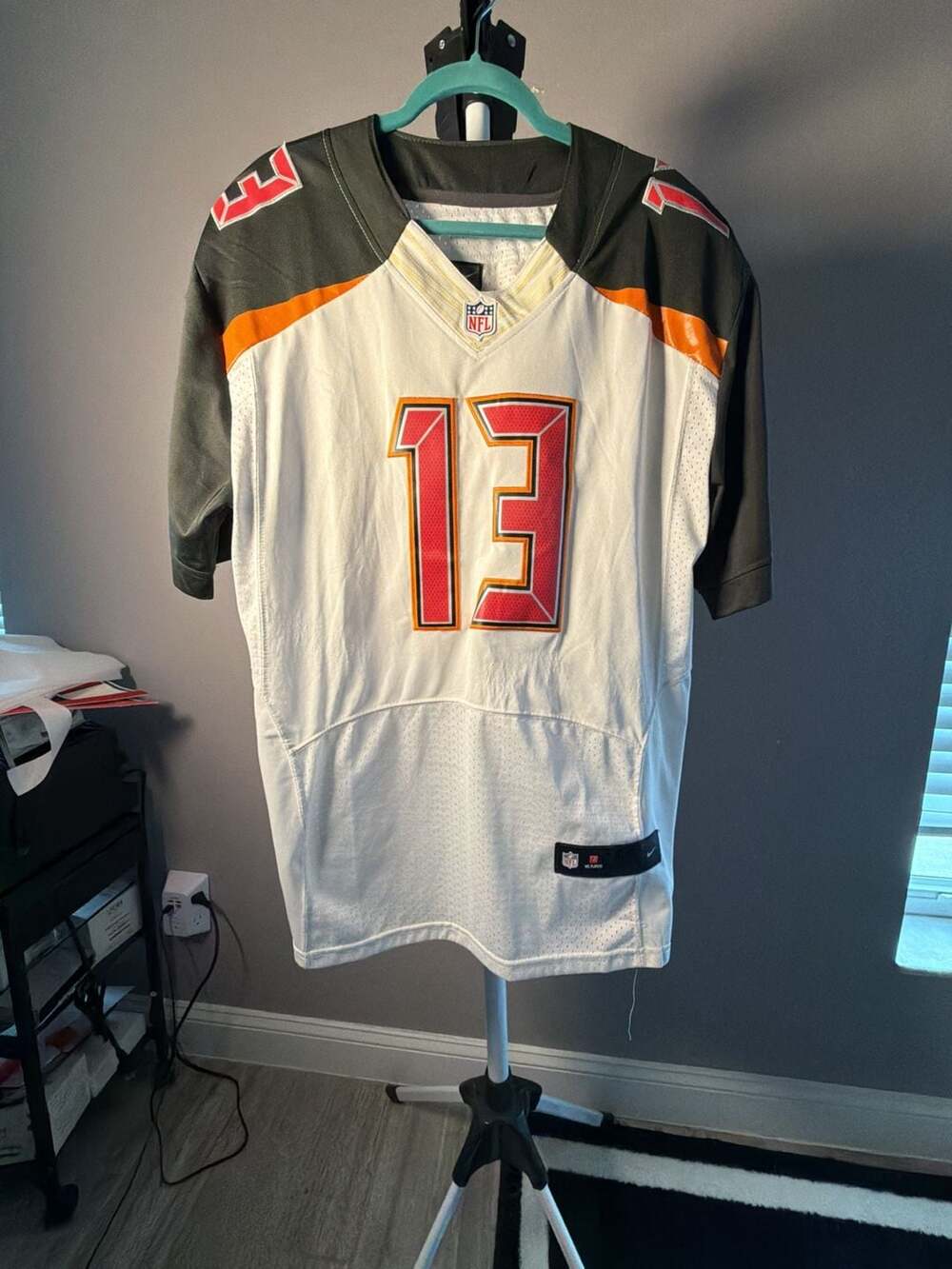 Nike Mike Evans Tampa Bay Buccaneers #13 White Game Jersey